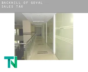Backhill of Goval  sales tax