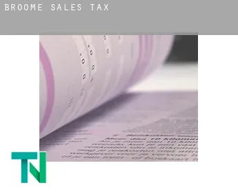 Broome  sales tax